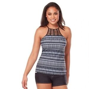 Free Country Black and White Bathing suit